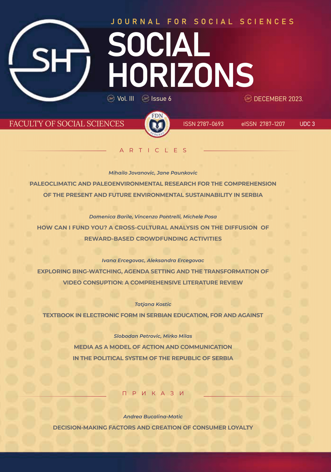 Vol. 3 broj 6 2023.